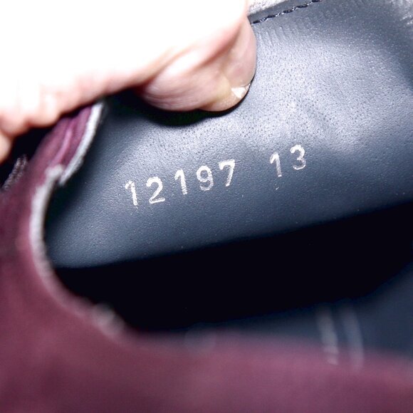 * NIB * $495 Nordstrom ZELLI Italia 13 M Bordo Goatskin Suede * add $15 Trees